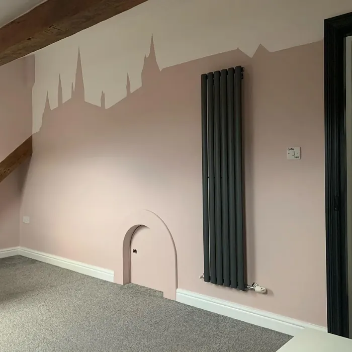 Farrow and Ball Calamine kids' room paint Harry Potter style