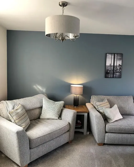 Dulux Denim Drift living room color