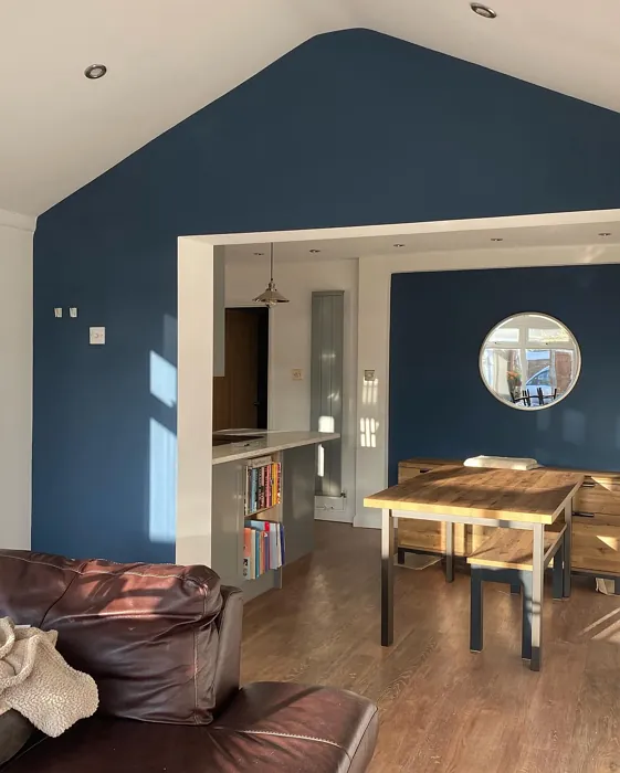 Little Greene Hicks' Blue 208 living room