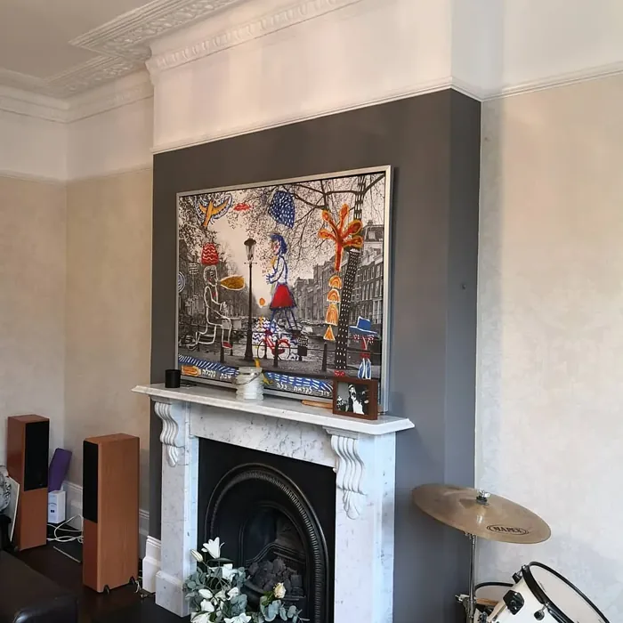 Dulux Night Jewels 3 living room fireplace paint review
