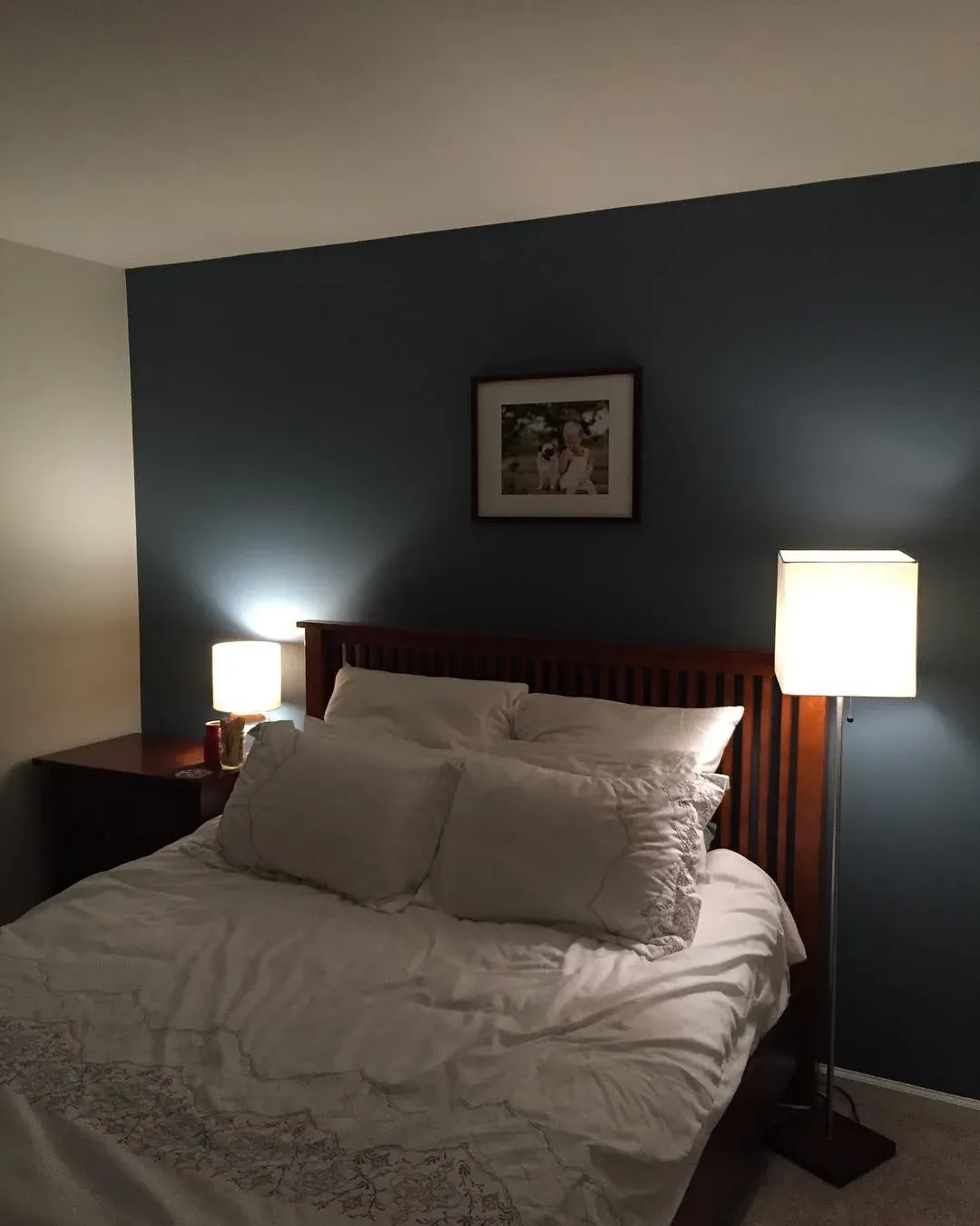 Behr Atlantic Shoreline bedroom color review