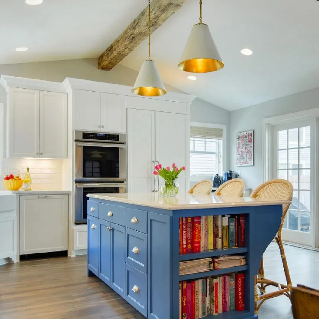 Blue Nova kitchen cabinets color