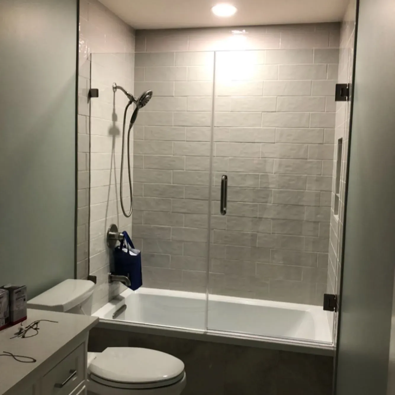 Sherwin Williams Comfort Gray Bathroom