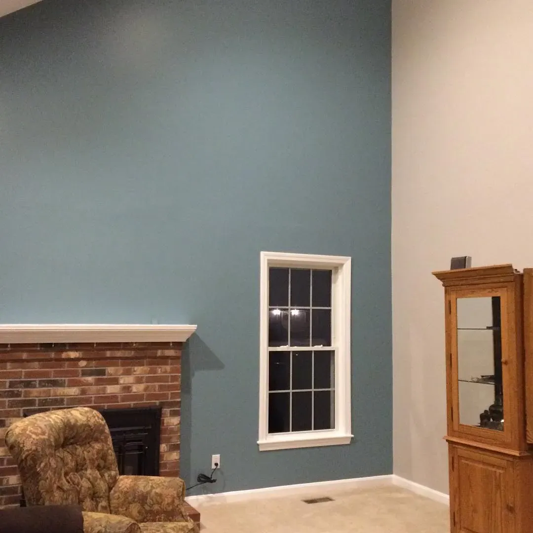 Sw 7611 Living Room Accent Wall