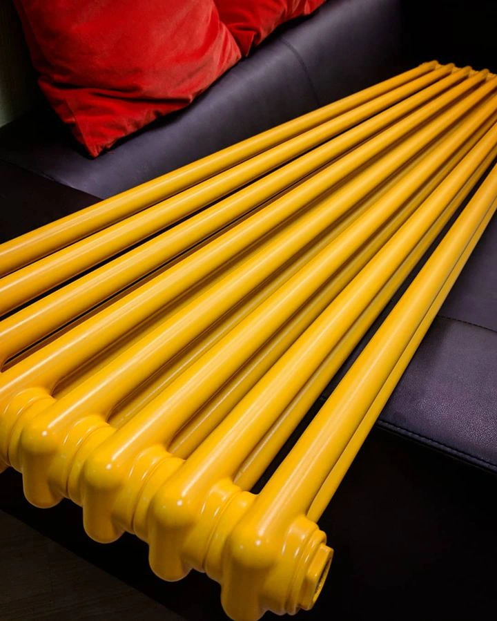 Broom yellow RAL 1032 heat radiator