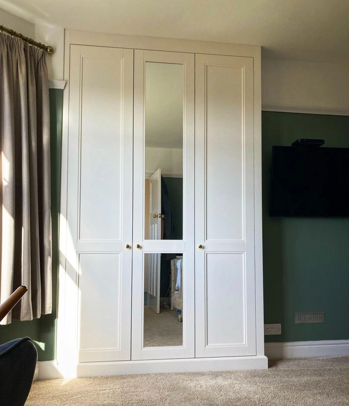 Farrow and Ball All White 2005 painted wardrobe