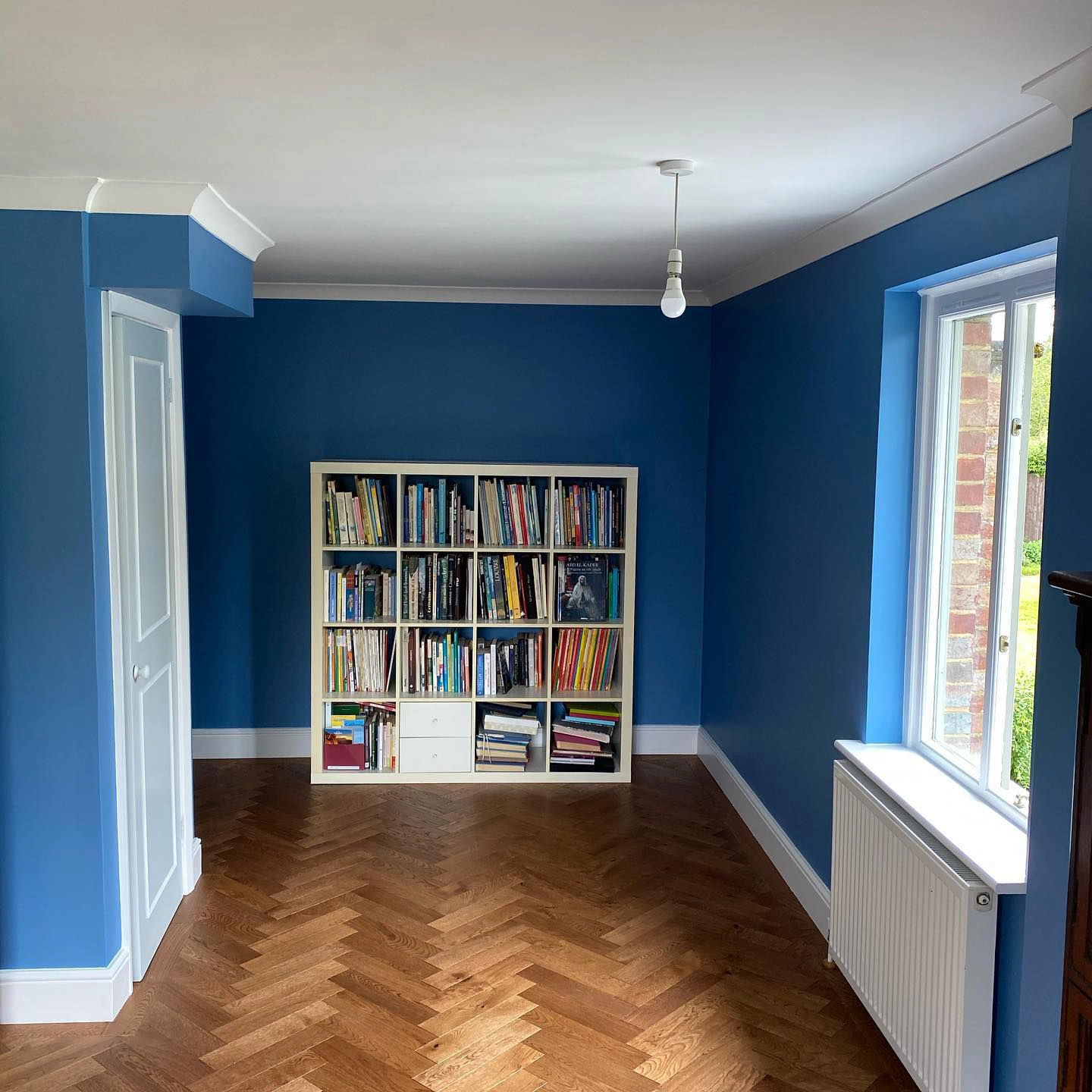 Farrow and Ball Cook's Blue 237 living room