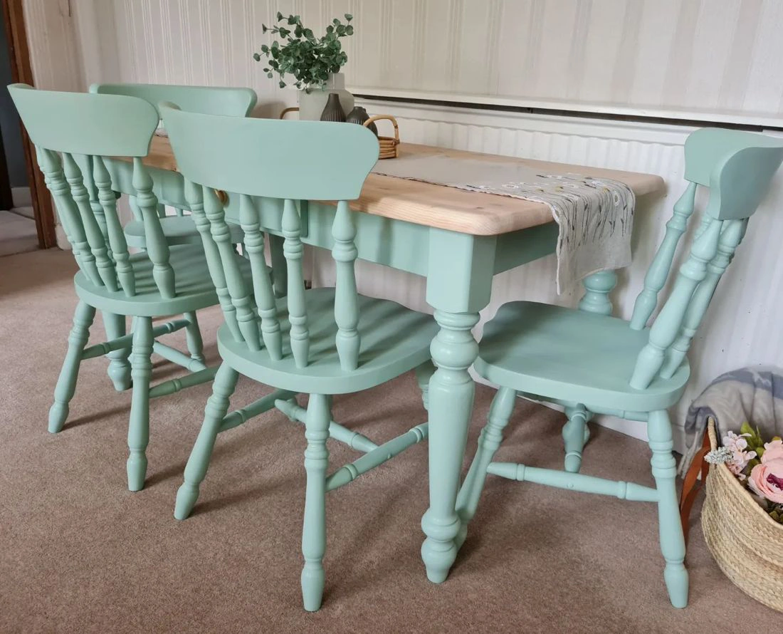 Farrow and Ball Green Blue 84 furniture paint