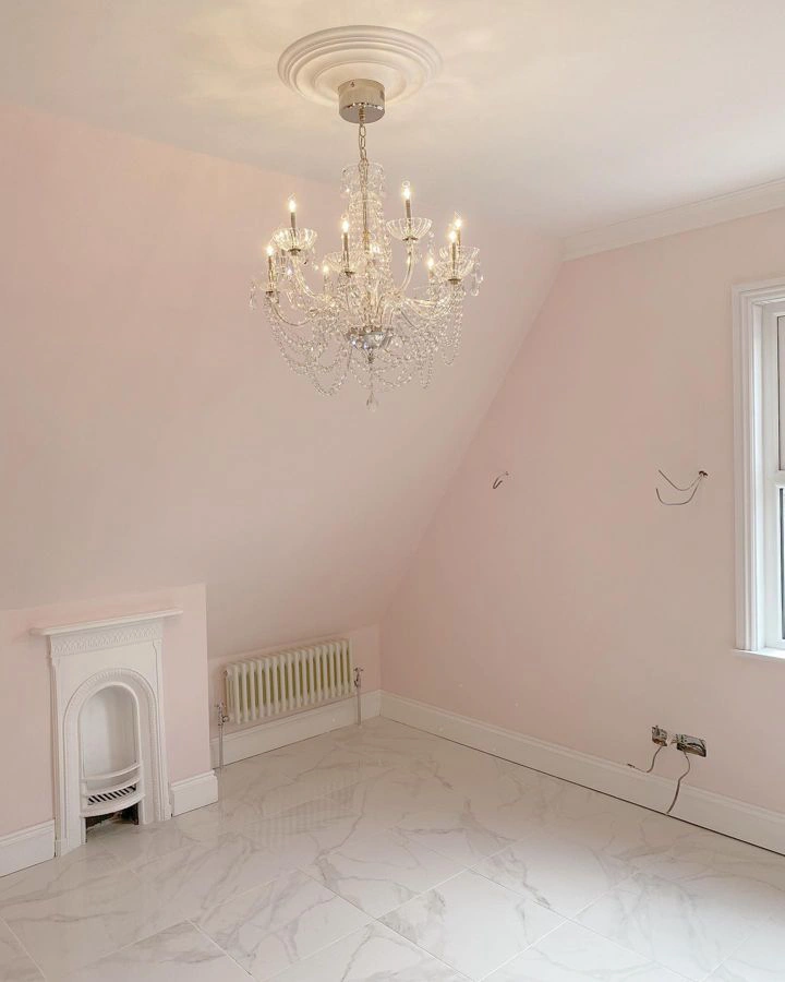 Farrow and Ball Middleton Pink 245 paint wall