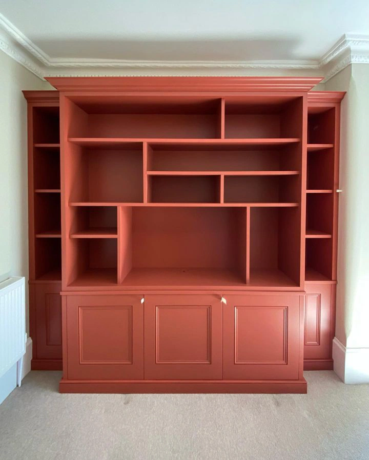 Farrow and Ball Picture Gallery Red 42 painted storage
