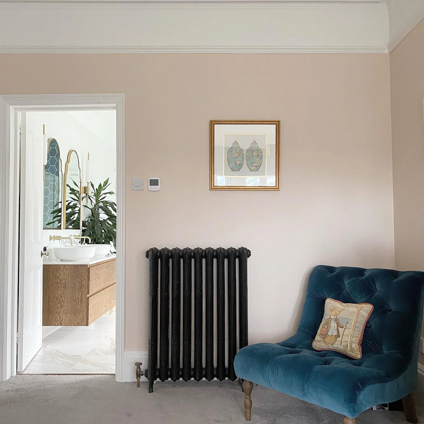 Farrow and Ball Pink Ground 202 wall paint