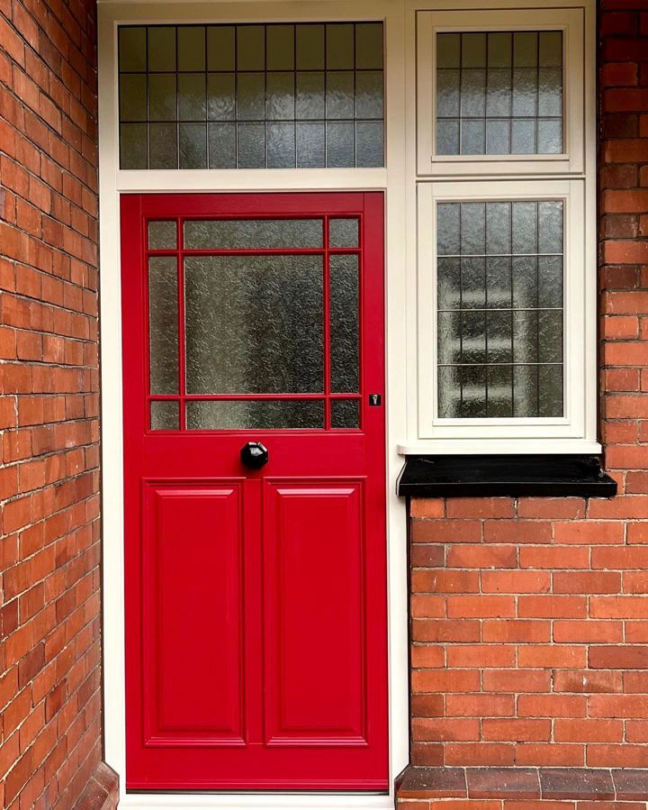 Farrow and Ball Rectory Red 217 door