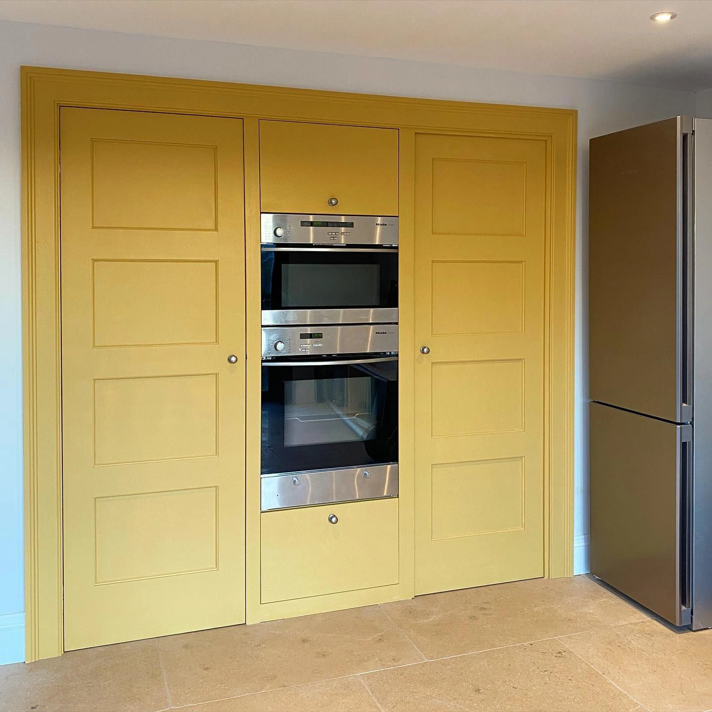 Farrow and Ball Sudbury Yellow 51 kitchen cabinets