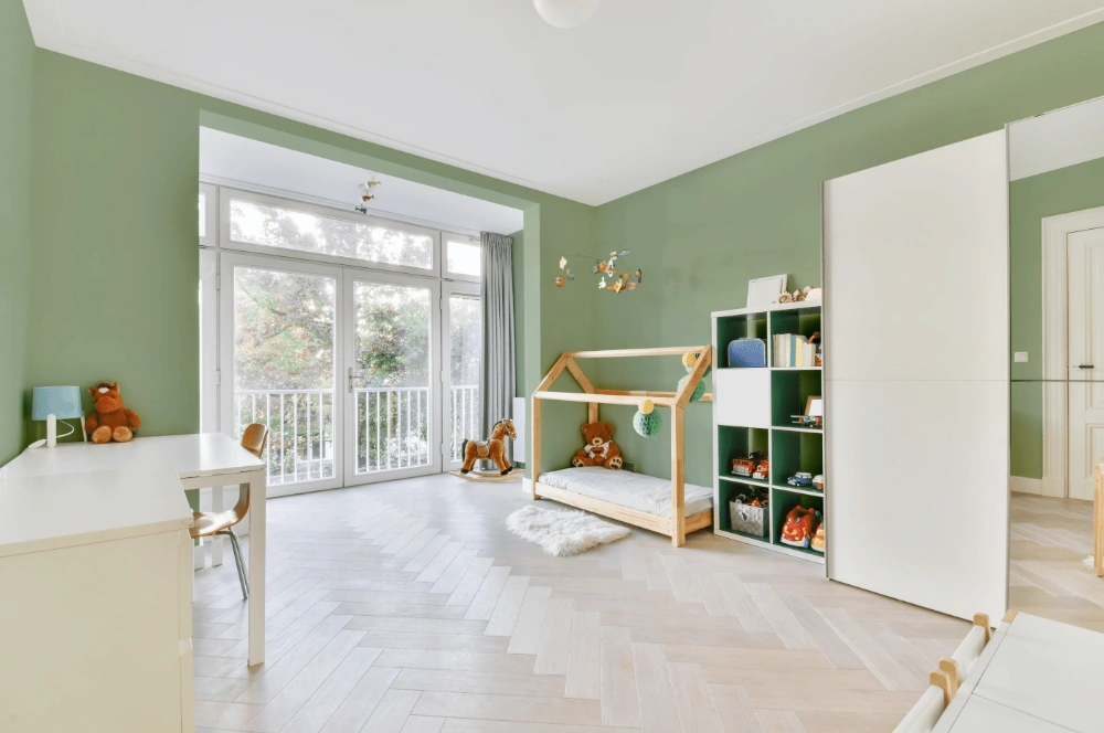 Farrow and Ball undefined 309 kidsroom interior, children's room