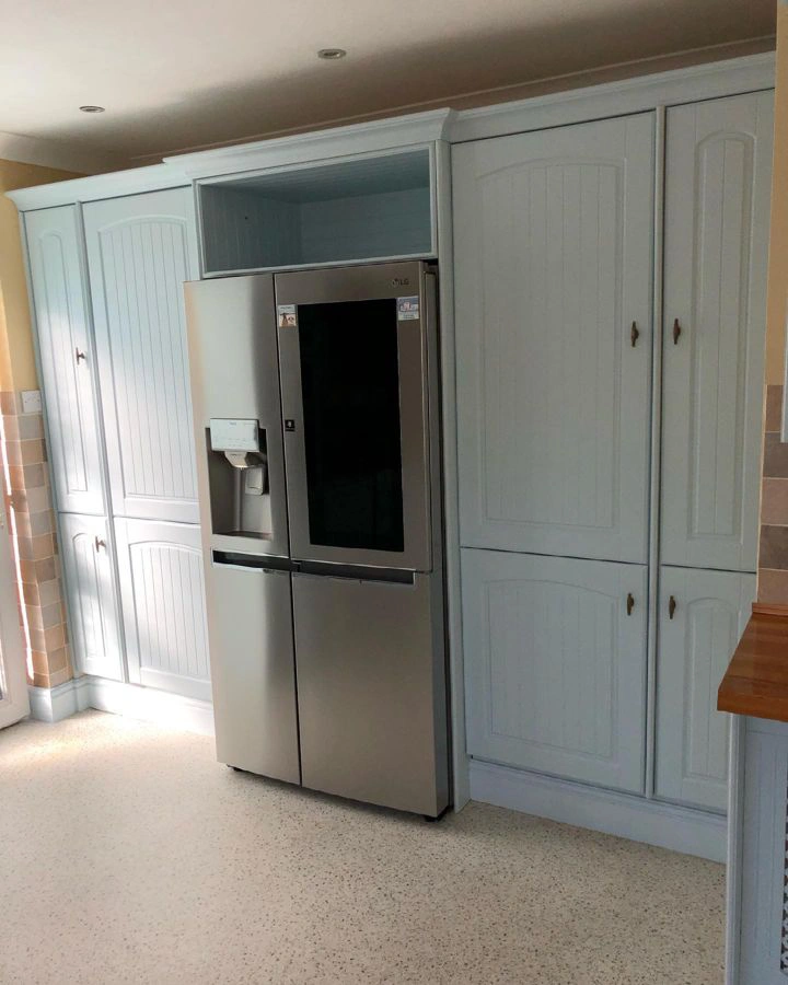 Little Greene Delicate Blue 248 kitchen cabinets