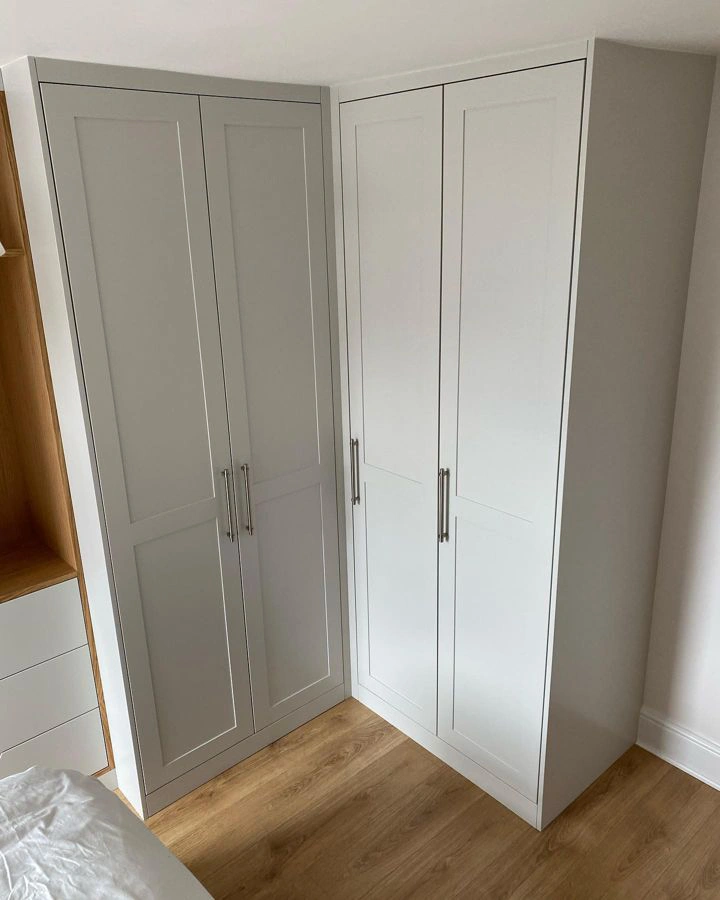 Little Greene French Grey - Mid 162 cabinets