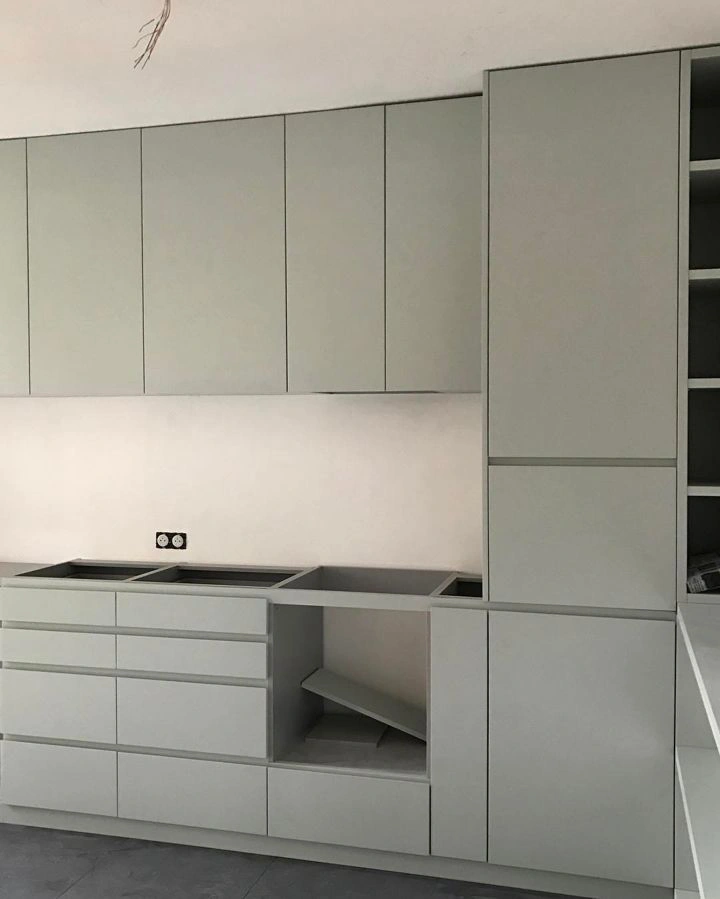 Little Greene Pearl Colour - Dark 169 kitchen cabinets