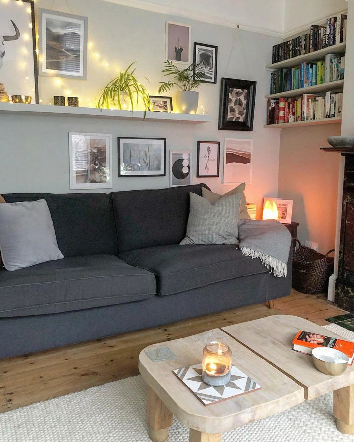 Little Greene Pearl Colour - Mid 168 living room