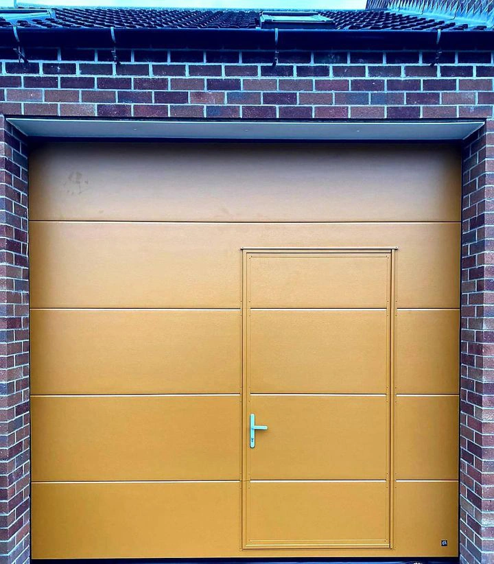 RAL Classic  Ochre brown RAL 8001 garage door