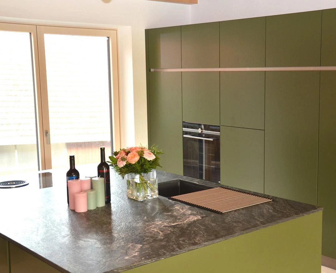 RAL Classic  Olive green RAL 6003 kitchen