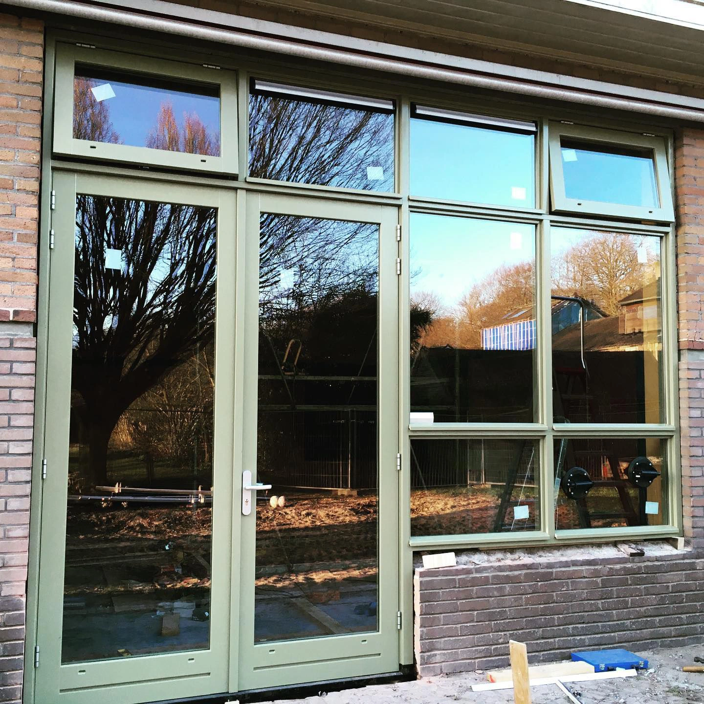 RAL Classic  Olive yellow RAL 1020 windows