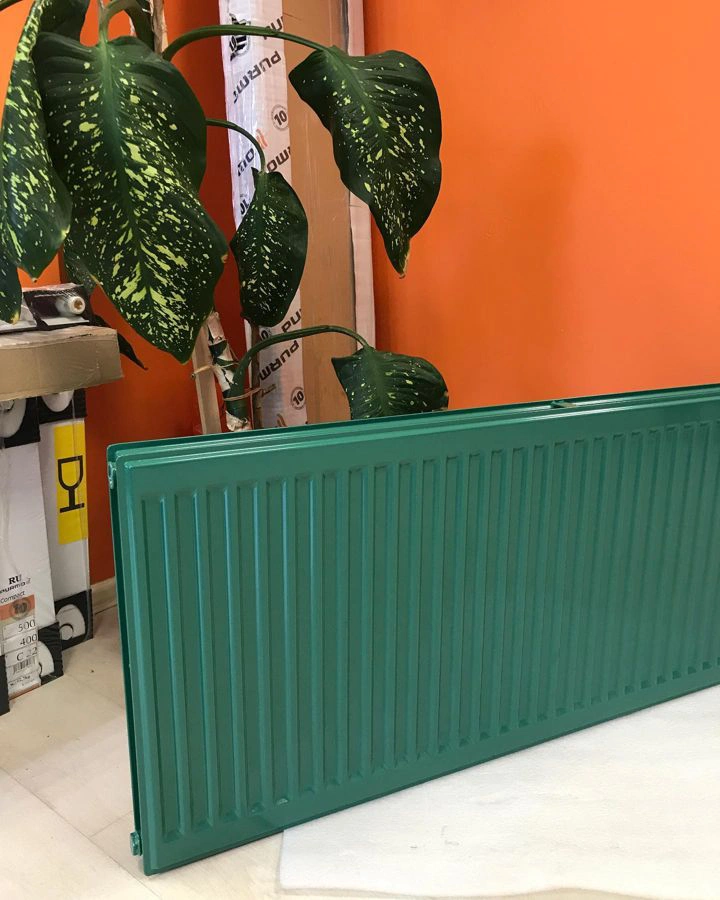 RAL Classic  Patina green RAL 6000 heat radiator