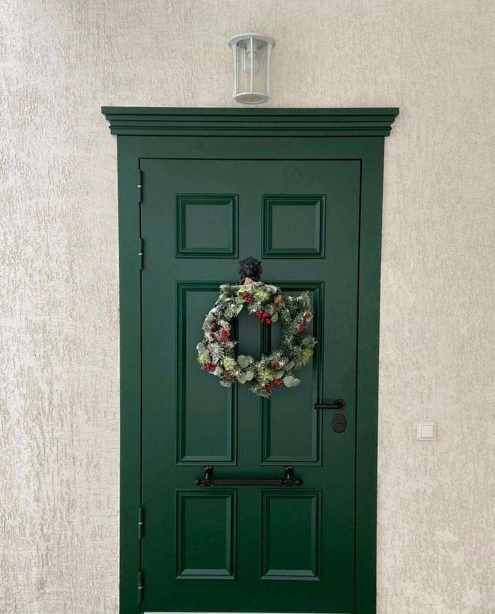 Green entrance door RAL6005 review