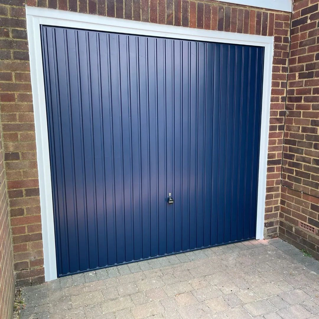 RAL Classic  Steel blue RAL 5011 garage door