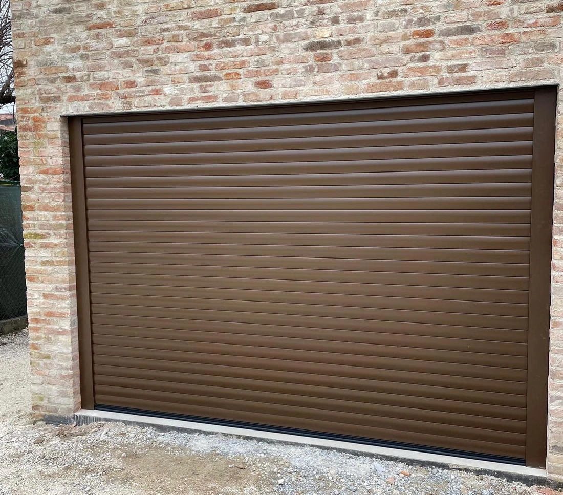 RAL Classic  Terra brown RAL 8028 garage door