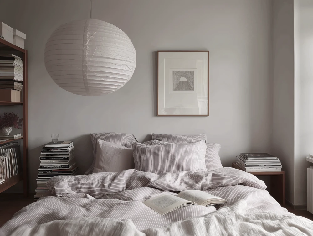 Bedroom daylight mockup