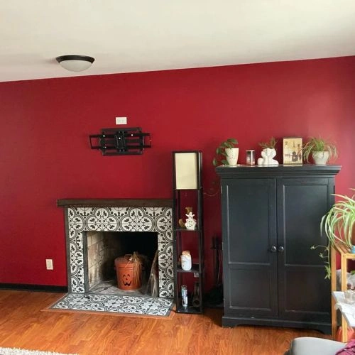 Photo of color Behr M140-7 Dark Crimson