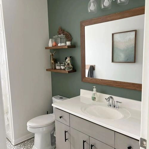 Photo of color Behr N410-5 Village Green