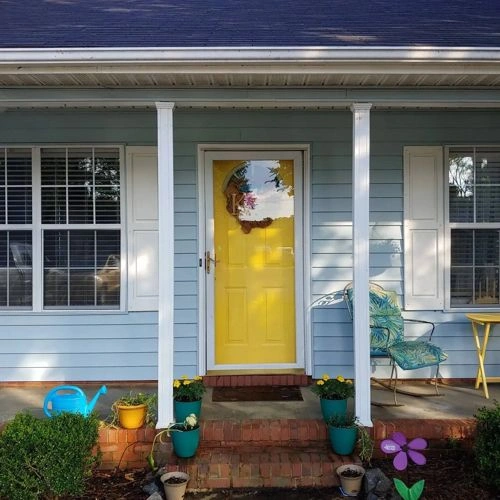 Photo of color Behr P260-5 Yellow Jubilee Photo of color Behr P260-5 Yellow Jubilee
