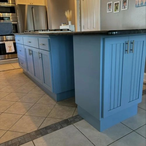 Photo of color Benjamin Moore 838 Denim Wash