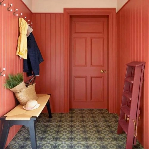 Photo of color Benjamin Moore 2089-10 Iron Ore Red