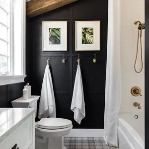 Photo of color Sherwin Williams SW 6993 Black of Night
