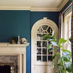 Photo of color Sherwin Williams SW 0048 Bunglehouse Blue