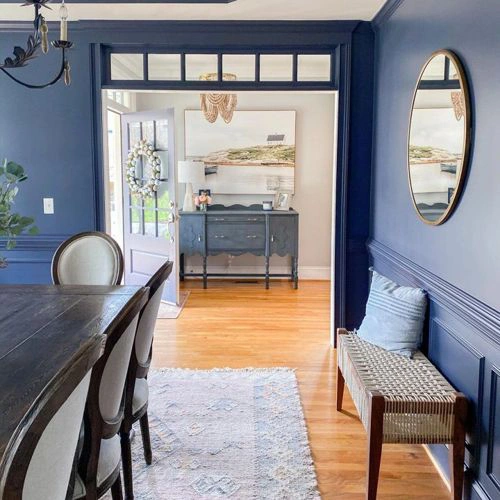 Photo of color Sherwin Williams SW 2739 Charcoal Blue