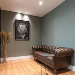 Photo of color Sherwin Williams SW 7060 Attitude Gray