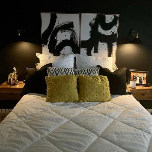 Photo of color Behr BLACK Black Photo of color Behr BLACK Black