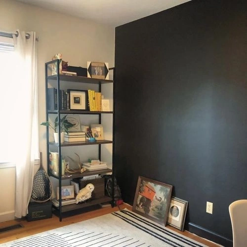 Photo of color Behr N510-7 Blackout Photo of color Behr N510-7 Blackout