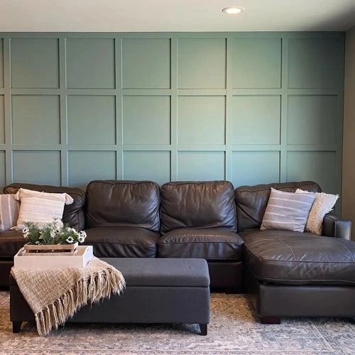 Photo of color Behr N430-4 Rainy Afternoon