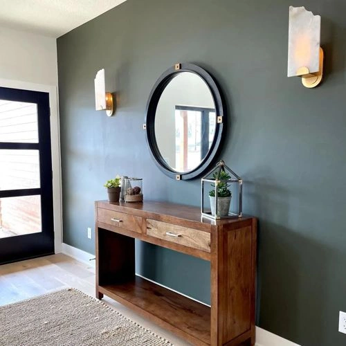 Photo of color Benjamin Moore 1484 Ashwood Moss Photo of color Benjamin Moore 1484 Ashwood Moss