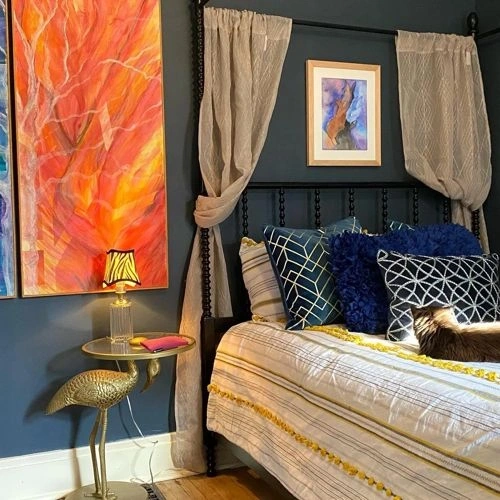 Photo of color Benjamin Moore 2129-30 Blue Note