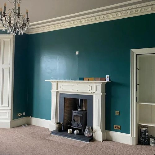 Photo of color Benjamin Moore AF-510 Dragonfly