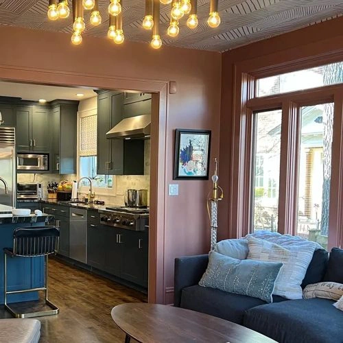 Photo of color Benjamin Moore 1182 Drenched Sienna