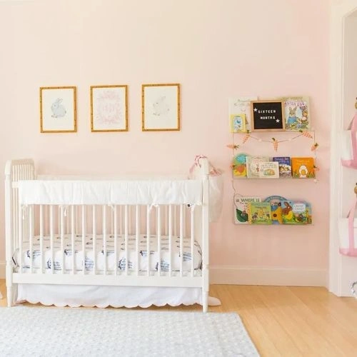 Photo of color Benjamin Moore 2089-70 Frosted Petal