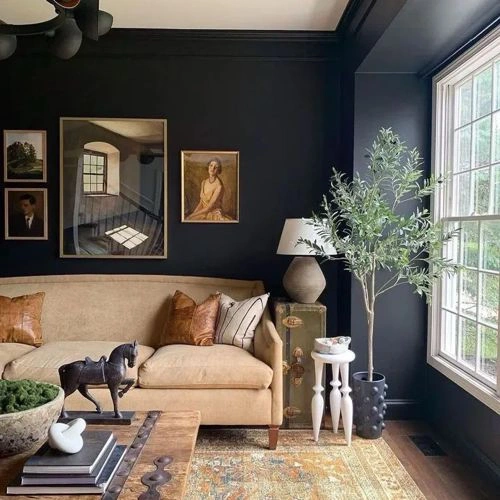 Photo of color Benjamin Moore 2120-10 Jet Black