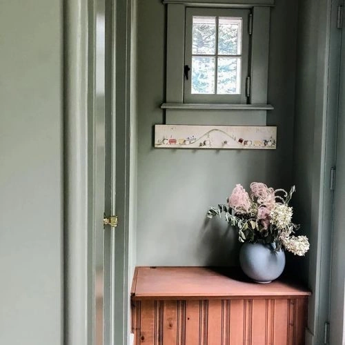 Photo of color Benjamin Moore 1495 October Mist