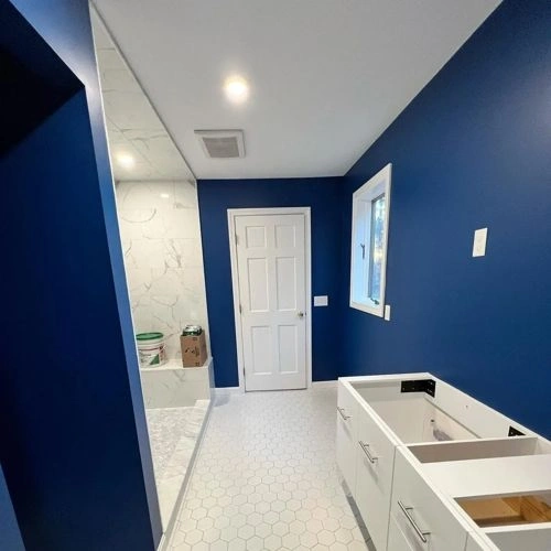 Photo of color Benjamin Moore 2064-20 Patriot Blue